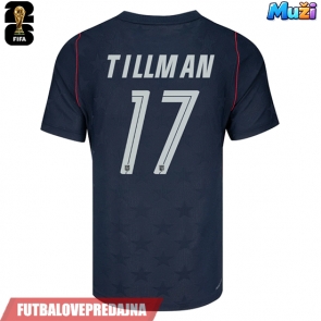 Lacne Muži Futbalové dres Spojené štáty Malik Tillman #17 MS 2026 Krátky Rukáv - Preč